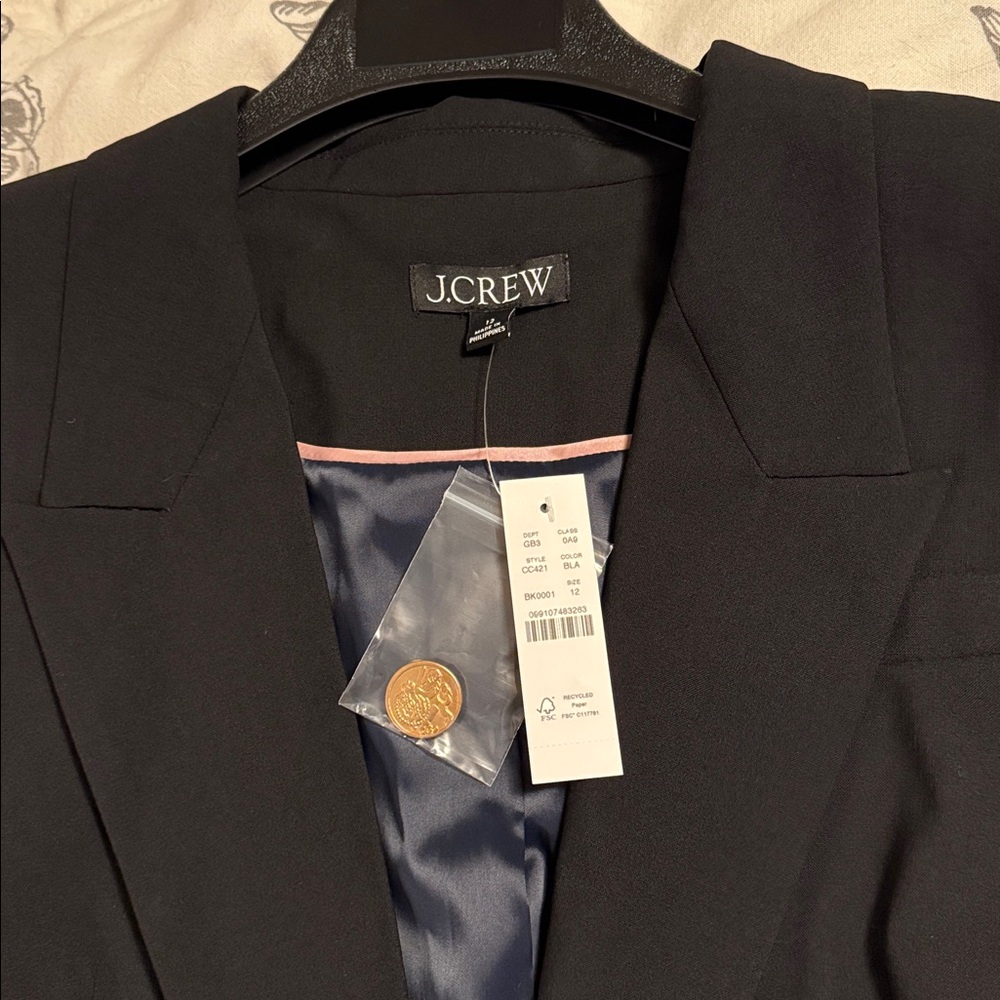 J.Crew Vivienne blazer in Italian bi-stretch wool blend CC421 - Picture 9 of 15